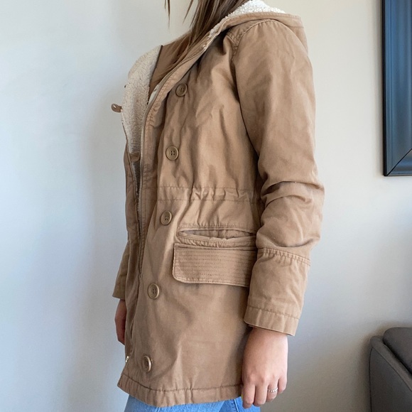 Tan Garage Parka Jacket - Picture 3 of 3